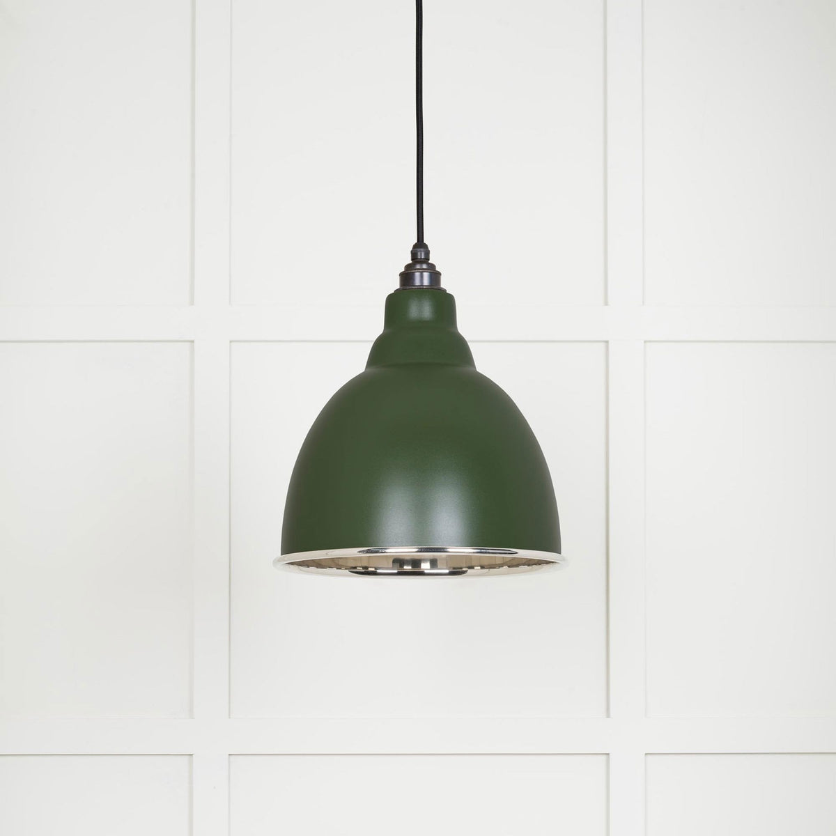 Smooth Nickel Brindley Pendant in Heath