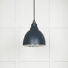 Smooth Nickel Brindley Pendant in Soot