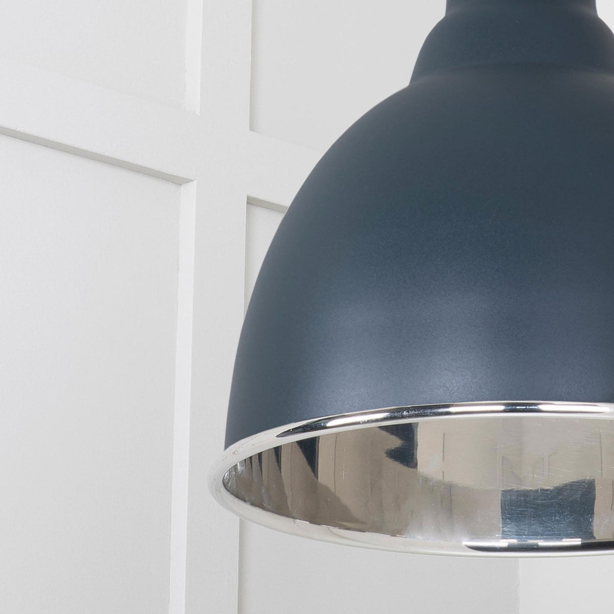 Smooth Nickel Brindley Pendant in Soot