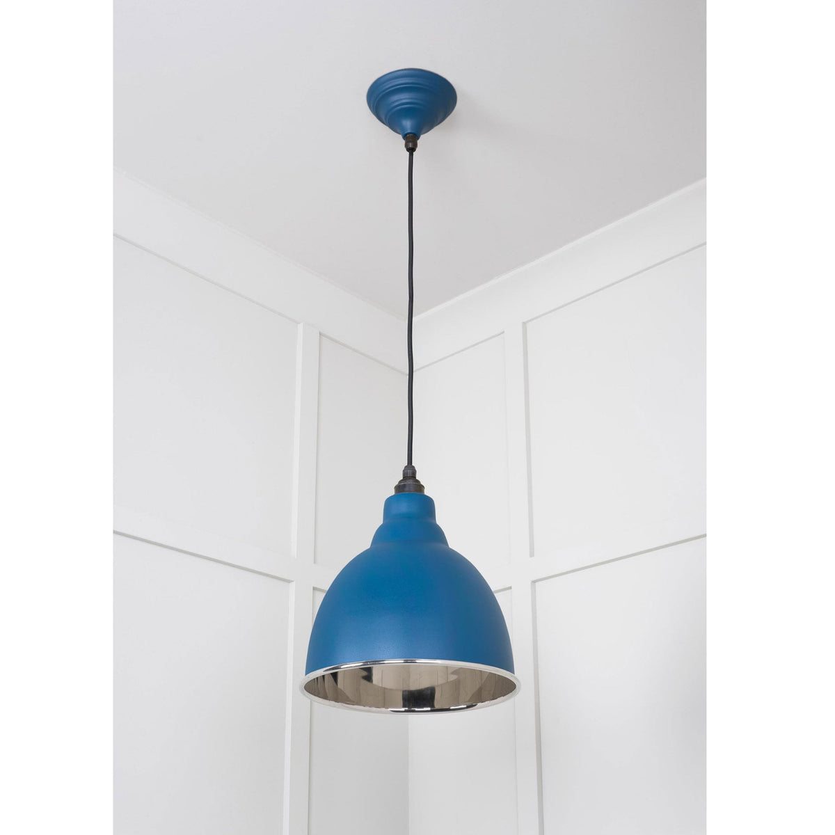 Smooth Nickel Brindley Pendant in Upstream