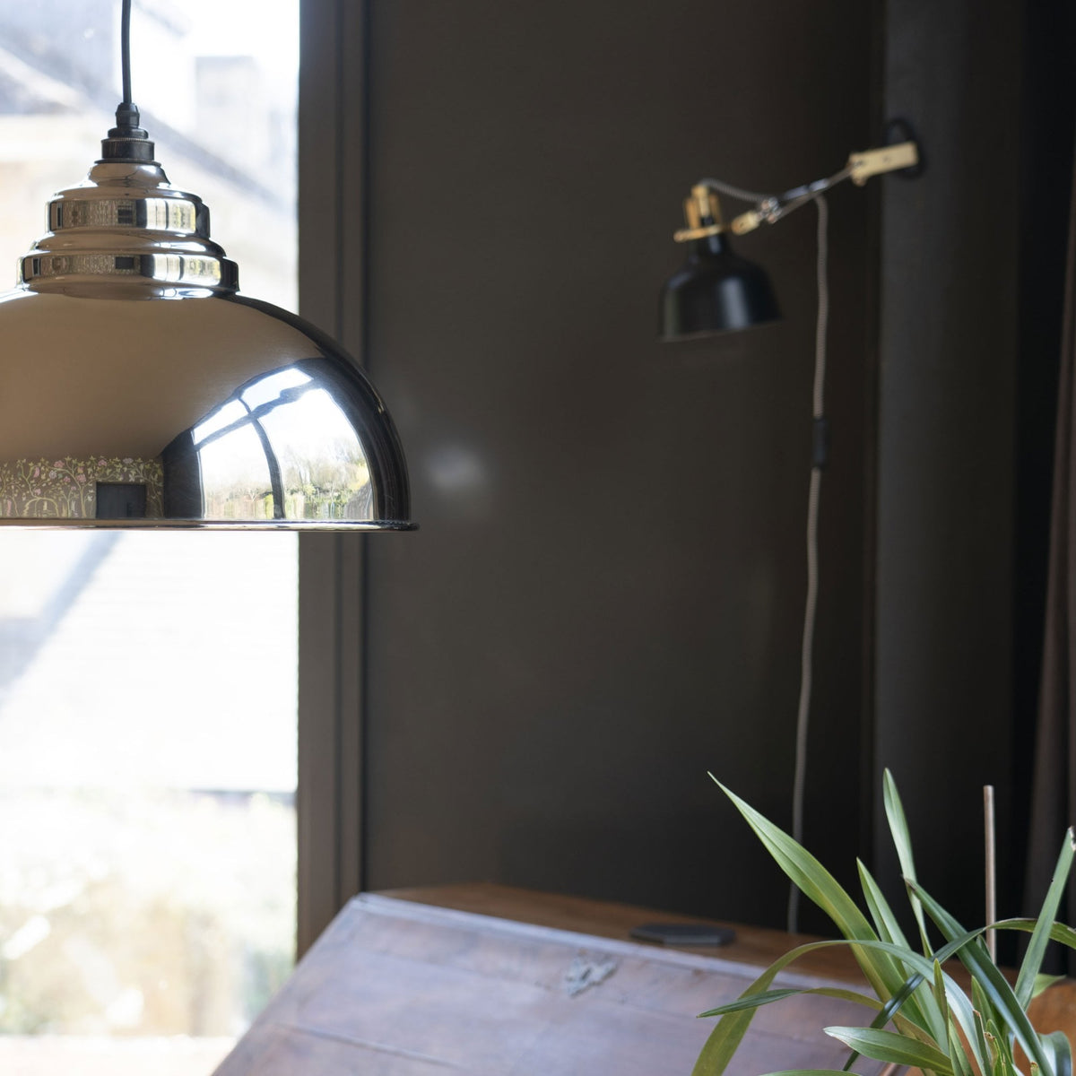 Smooth Nickel Harborne Pendant