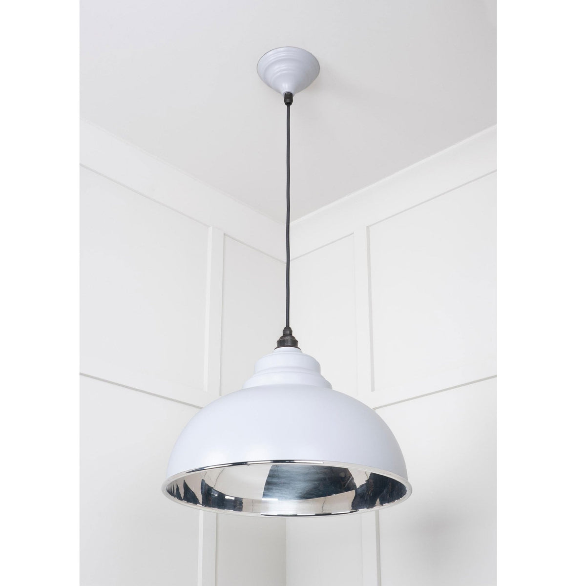 Smooth Nickel Harborne Pendant in Birch