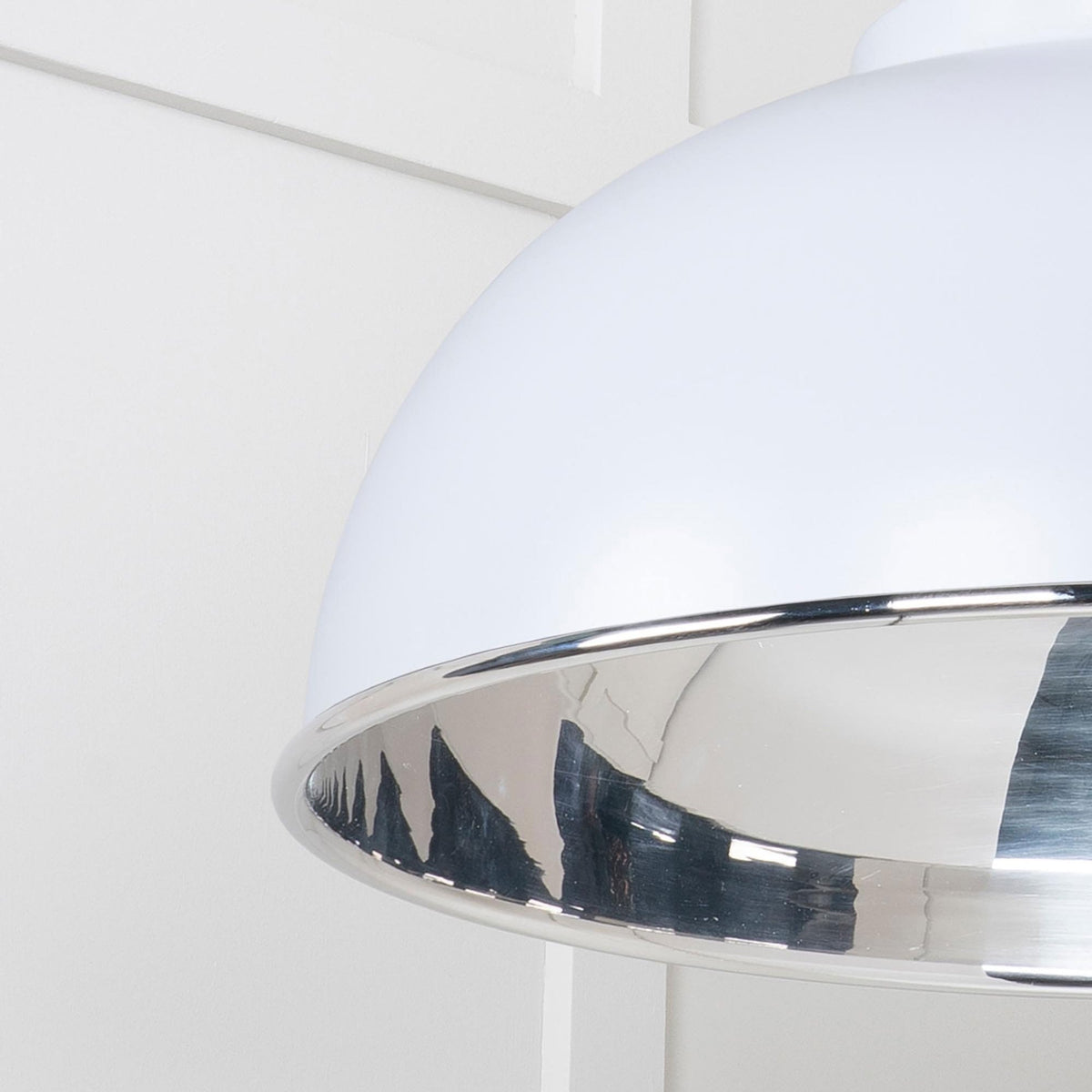 Smooth Nickel Harborne Pendant in Birch