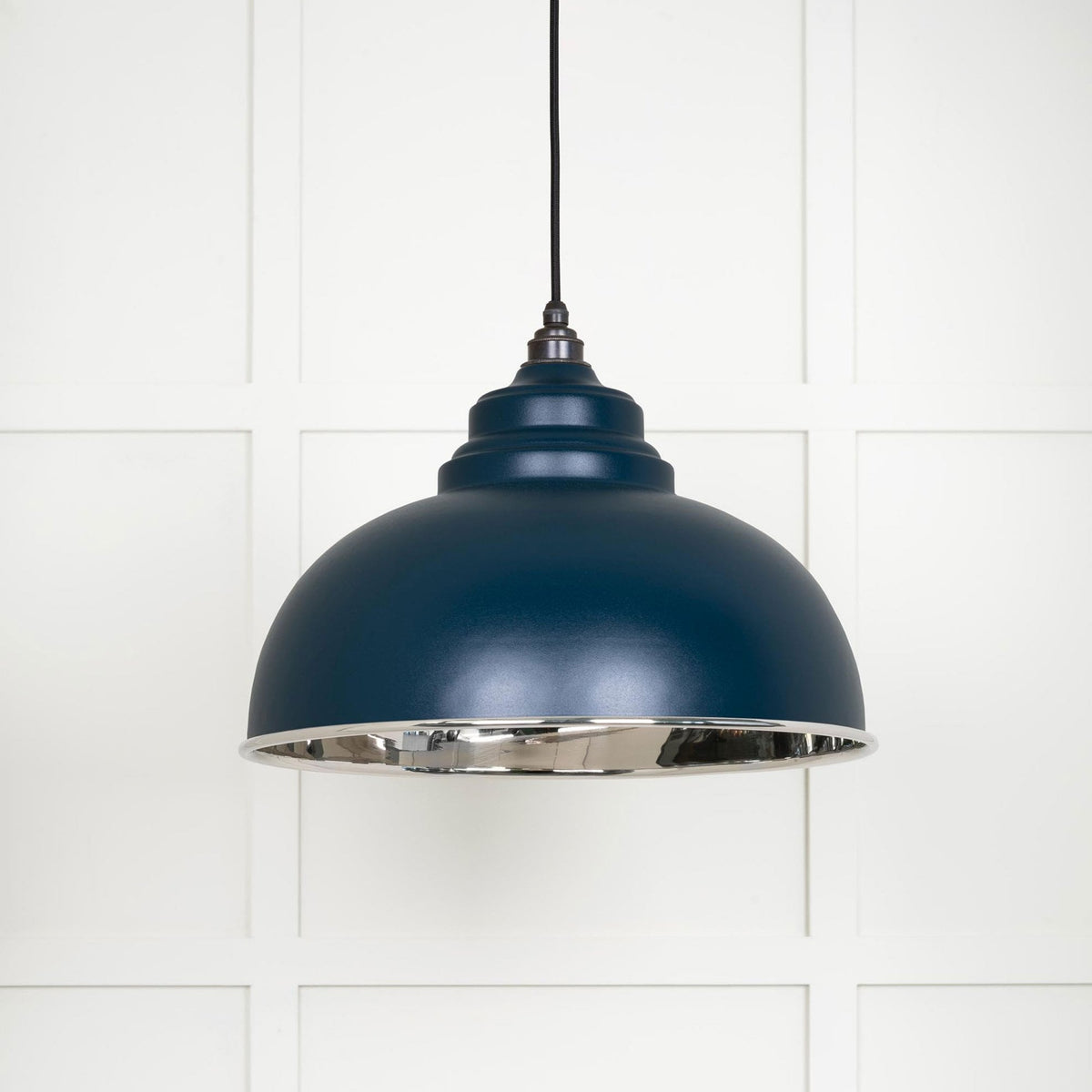 Smooth Nickel Harborne Pendant in Dusk