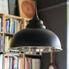 Smooth Nickel Harborne Pendant in Elan Black