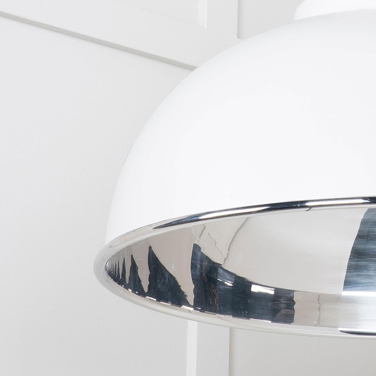 Smooth Nickel Harborne Pendant in Flock