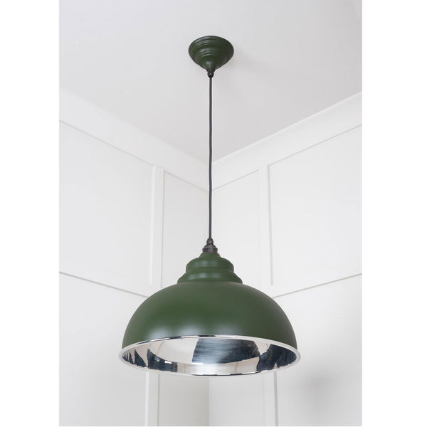 Smooth Nickel Harborne Pendant in Heath