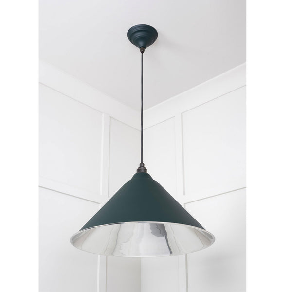 Smooth Nickel Hockley Pendant in Dingle