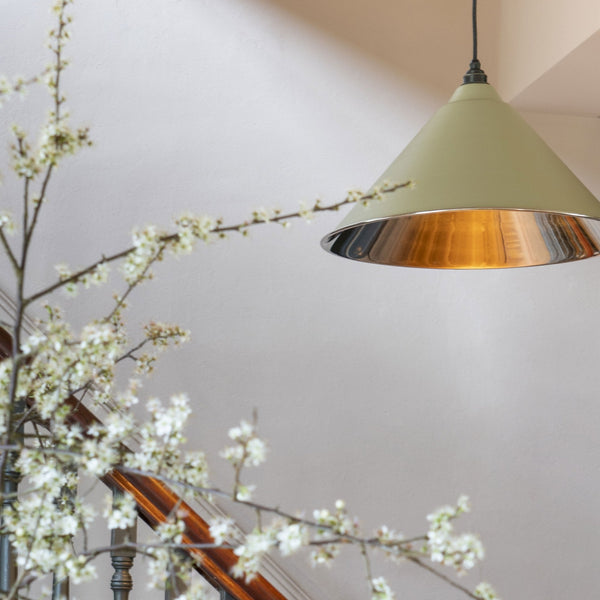 Smooth Nickel Hockley Pendant in Tump