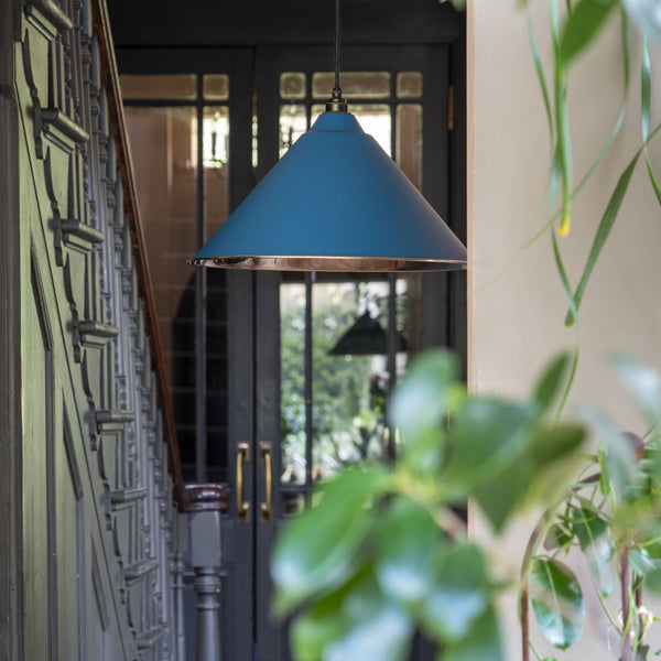 Smooth Nickel Hockley Pendant in Upstream