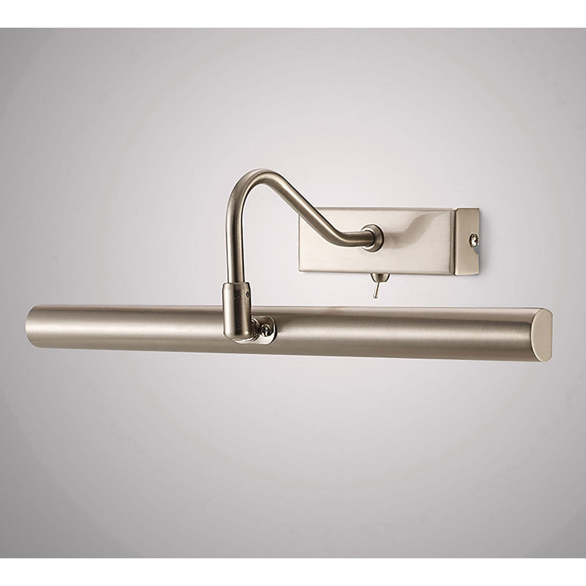 Abacus 35cm Switched Satin Nickel Picture Light