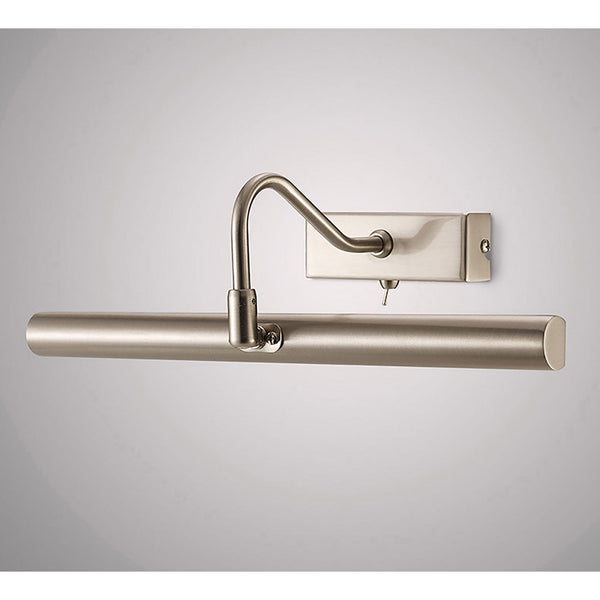 Abacus 35cm Switched Satin Nickel Picture Light