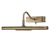 Abacus 35cm Switched Antique Brass Picture Light
