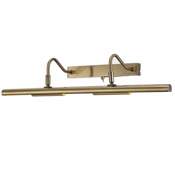 Abacus 60cm Switched Antique Brass Picture Light