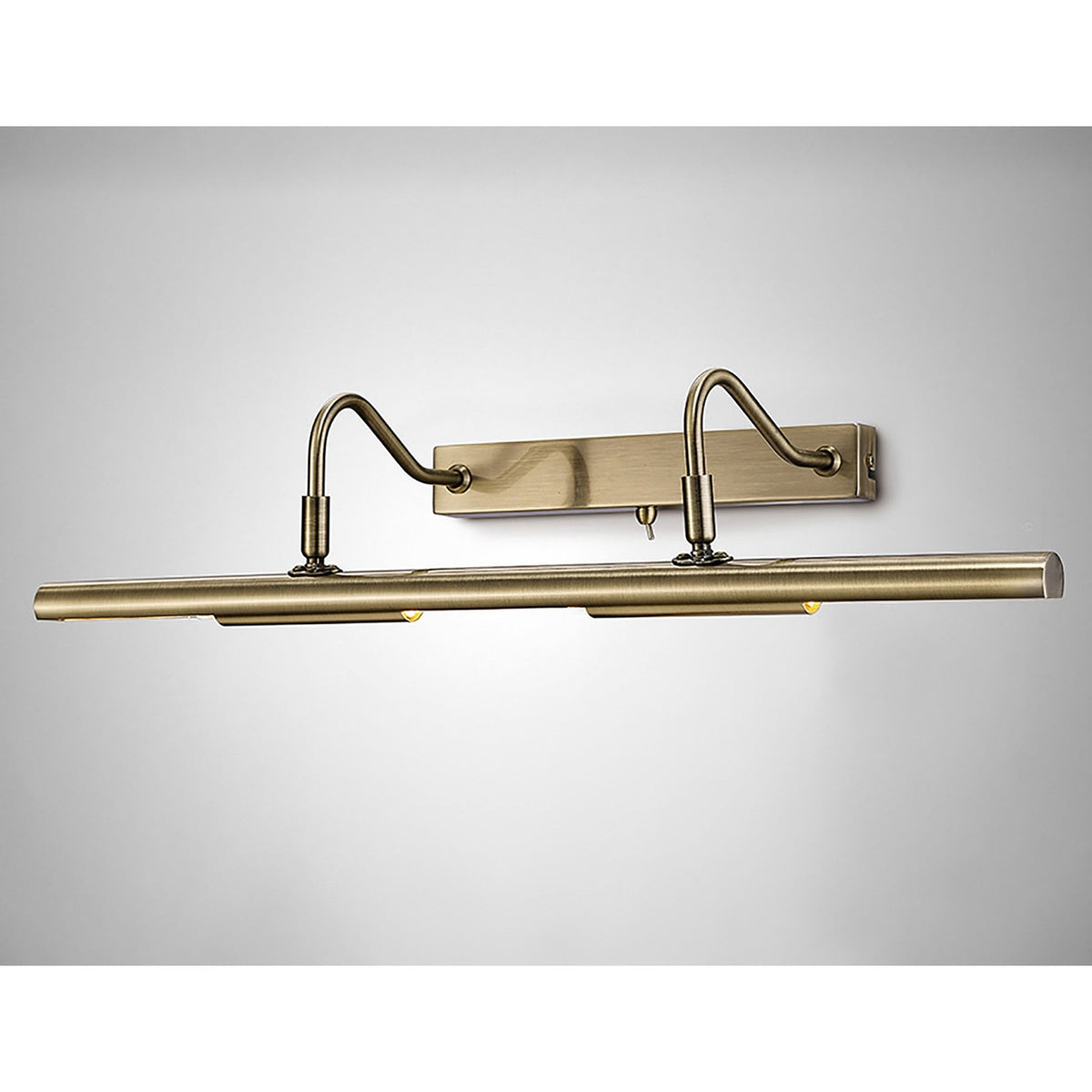 Abacus 60cm Switched Antique Brass Picture Light