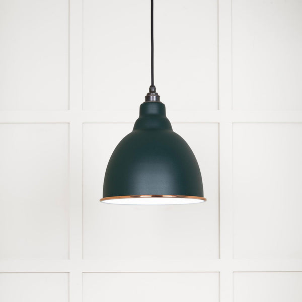 White Gloss Brindley Pendant in Dingle
