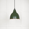 White Gloss Brindley Pendant in Heath