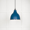 White Gloss Brindley Pendant in Upstream