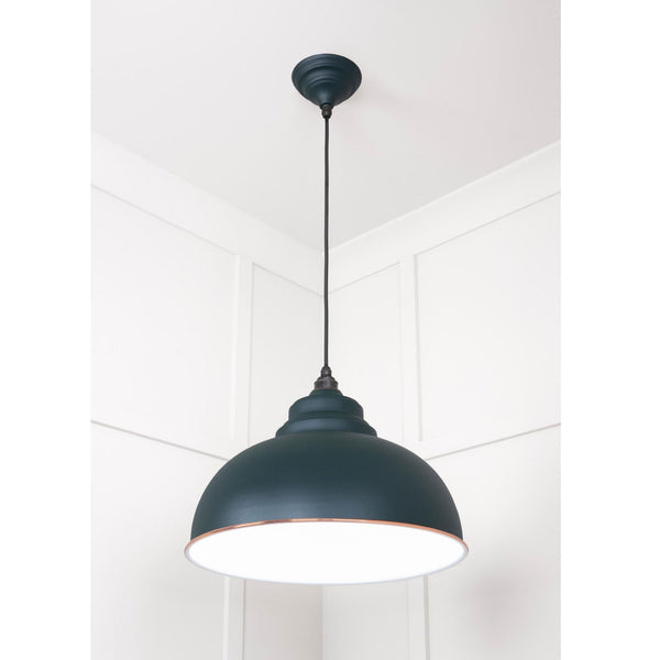 White Gloss Harborne Pendant in Dingle