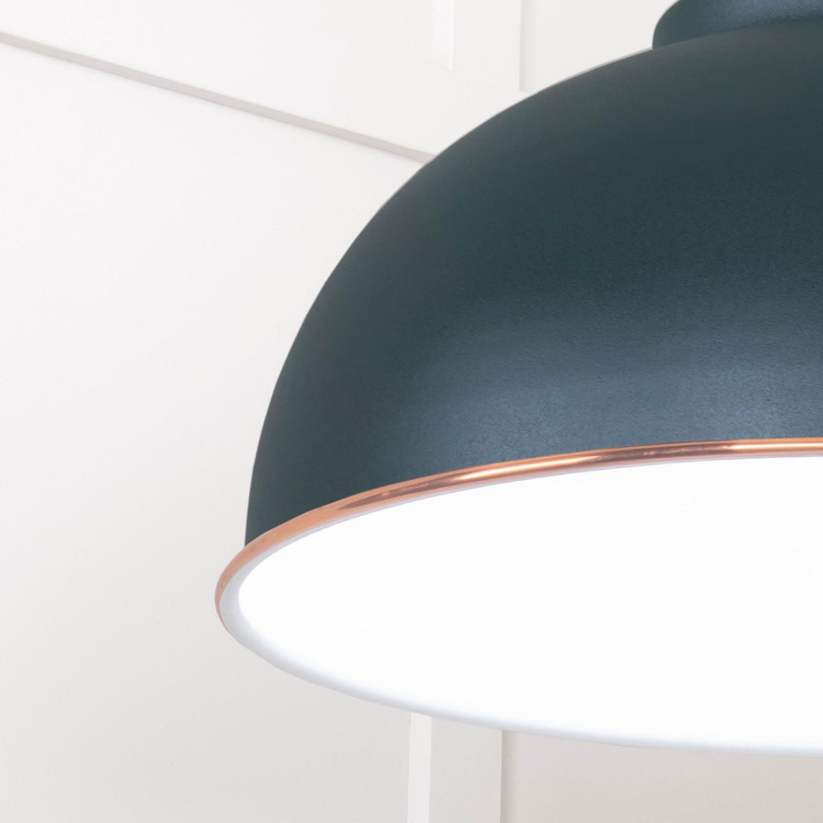 White Gloss Harborne Pendant in Dingle
