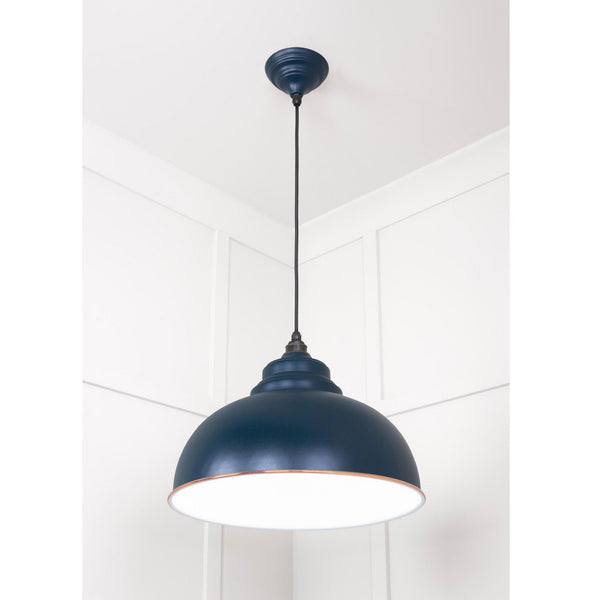White Gloss Harborne Pendant in Dusk