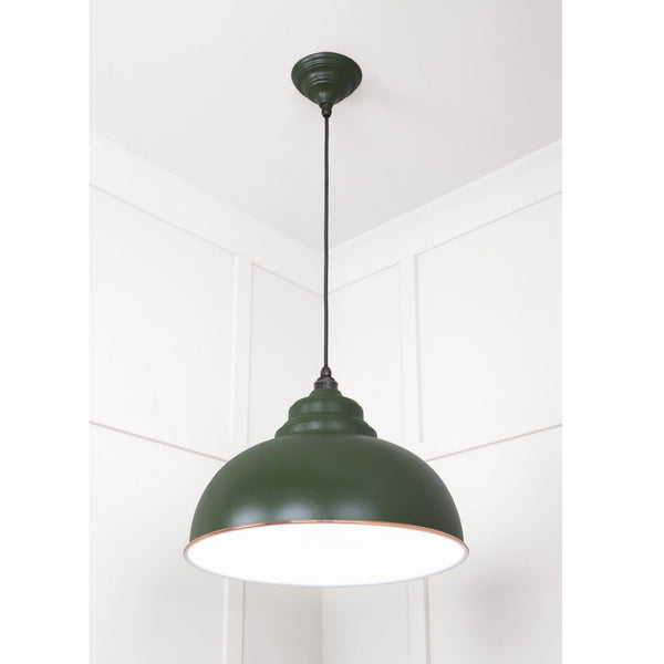 White Gloss Harborne Pendant in Heath