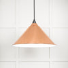 White Gloss Hockley Pendant in Copper