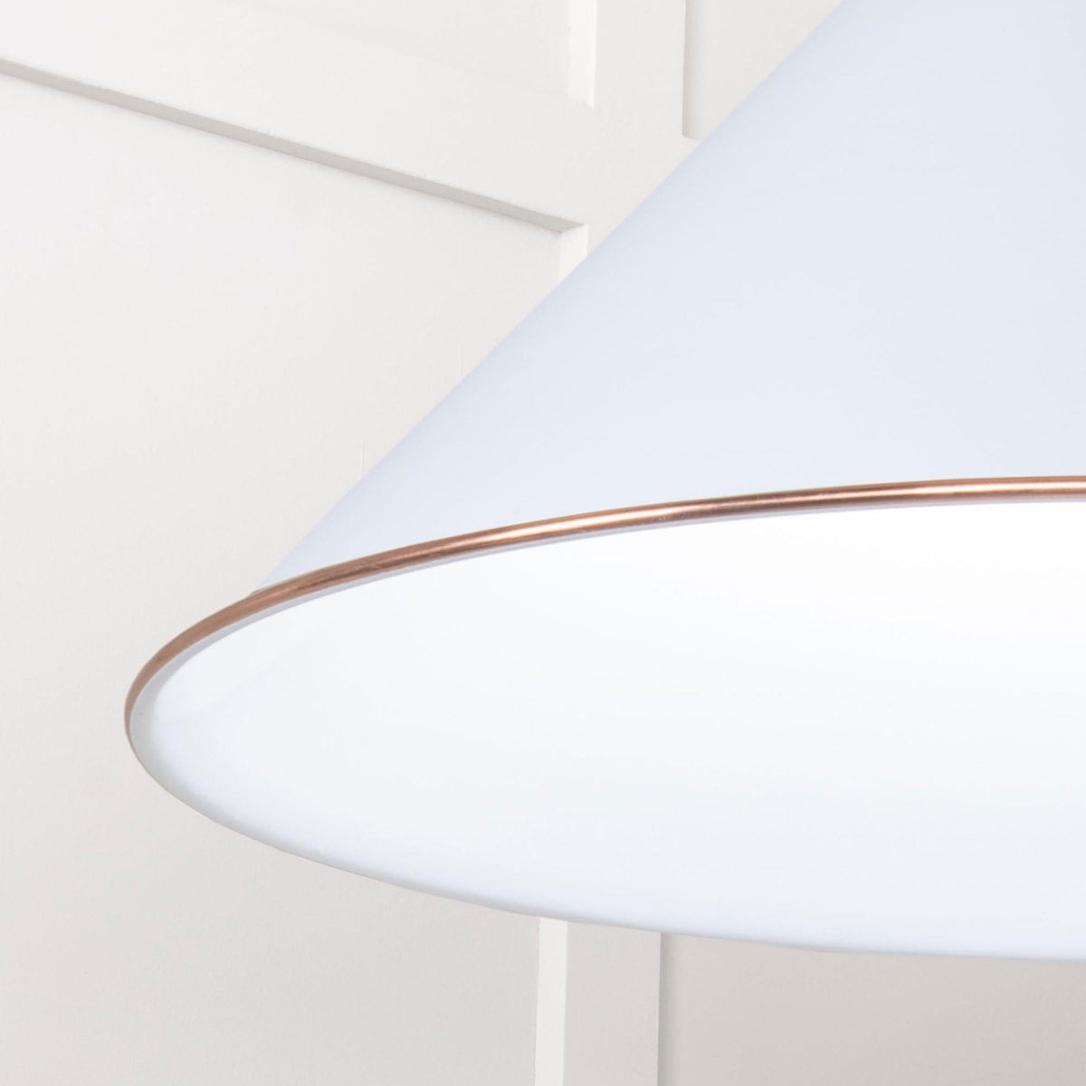 White Gloss Hockley Pendant in Birch