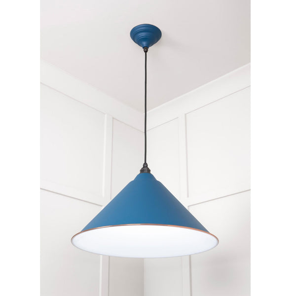 White Gloss Hockley Pendant in Upstream