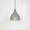 Hammered Nickel Brindley Pendant in Tump