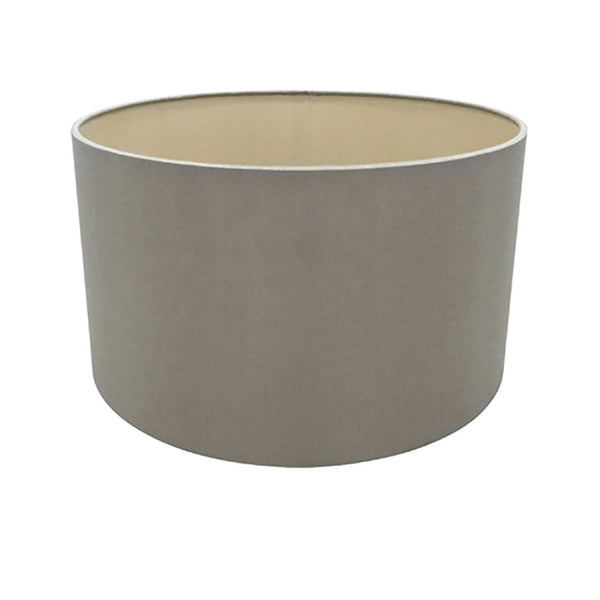 Sigma 30cm Taupe Drum Shade With Gold Lining