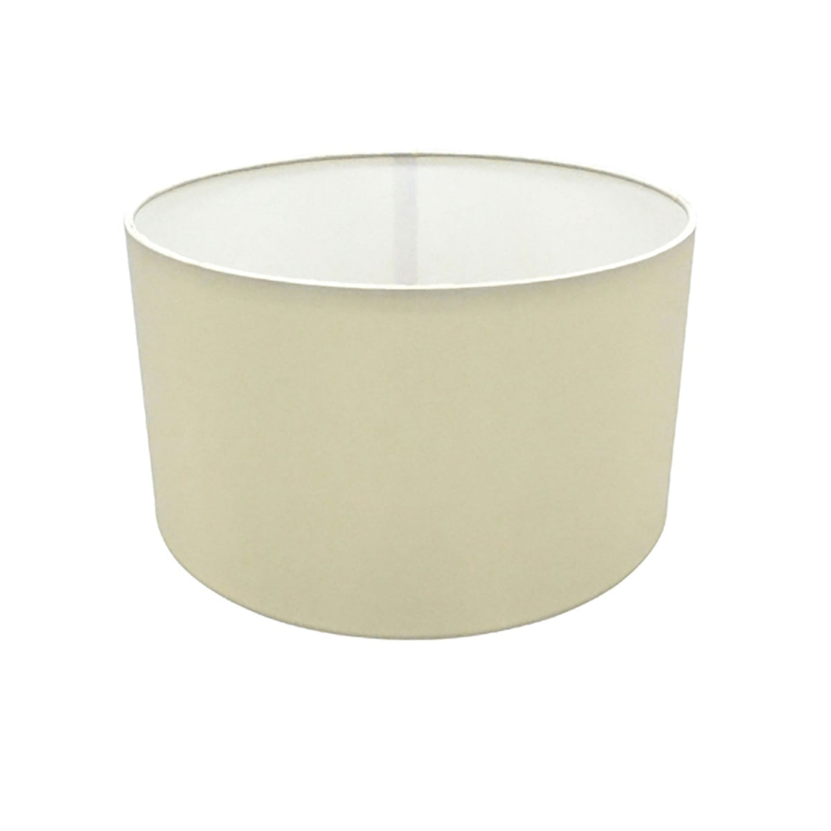 Sigma 30cm Ivory Pearl Faux Silk Drum Shade