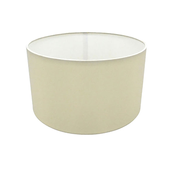Sigma 30cm Ivory Pearl Faux Silk Drum Shade
