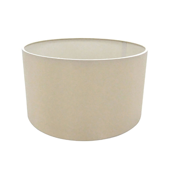Sigma 30cm Nude Beige Faux Silk Drum Shade