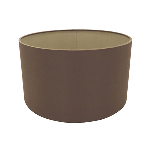 Sigma 30cm Chocolate Drum Shade With Grecian Bronze Lining
