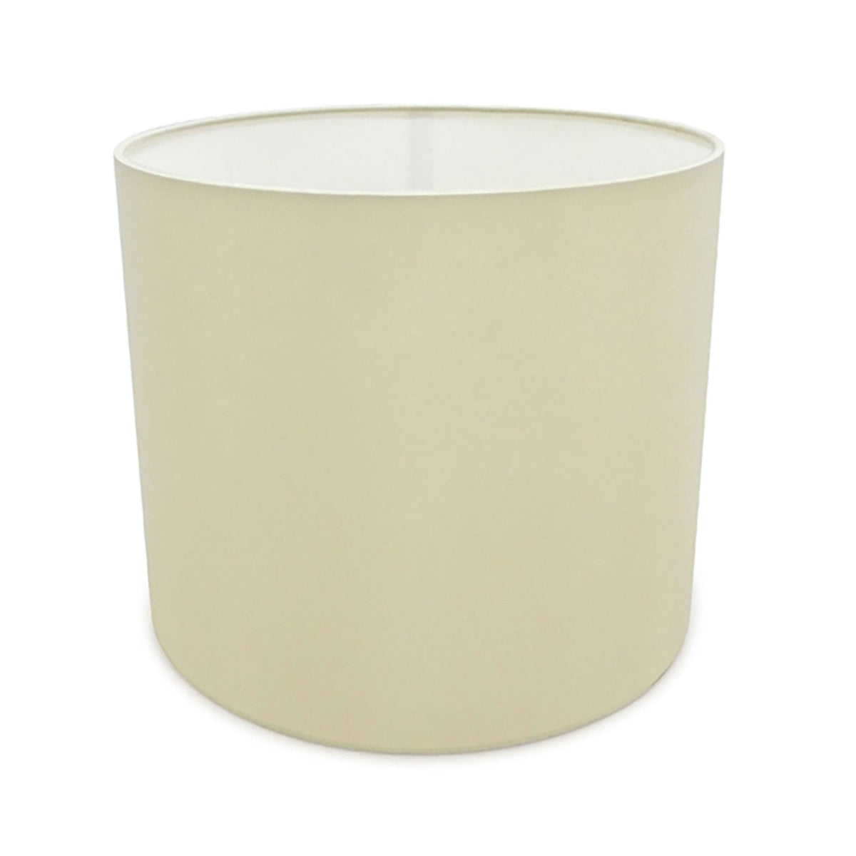 Sigma 30cm Ivory Pearl Faux Silk Tall Drum Shade