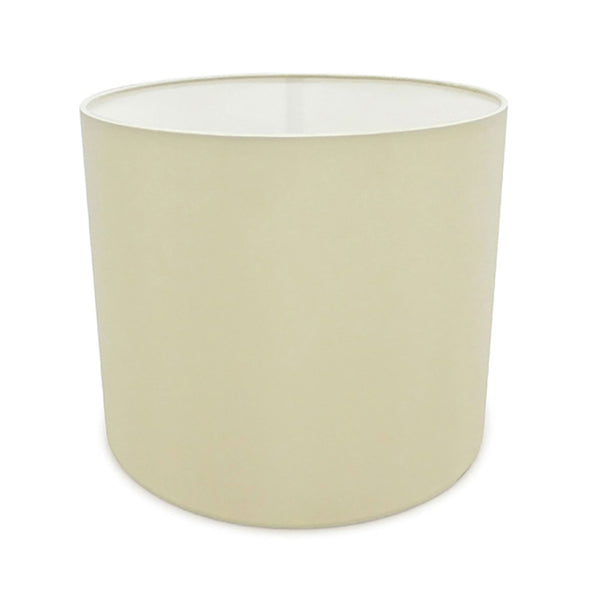 Sigma 30cm Ivory Pearl Faux Silk Tall Drum Shade