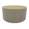 Sigma 40cm Taupe Drum Shade With Gold Lining