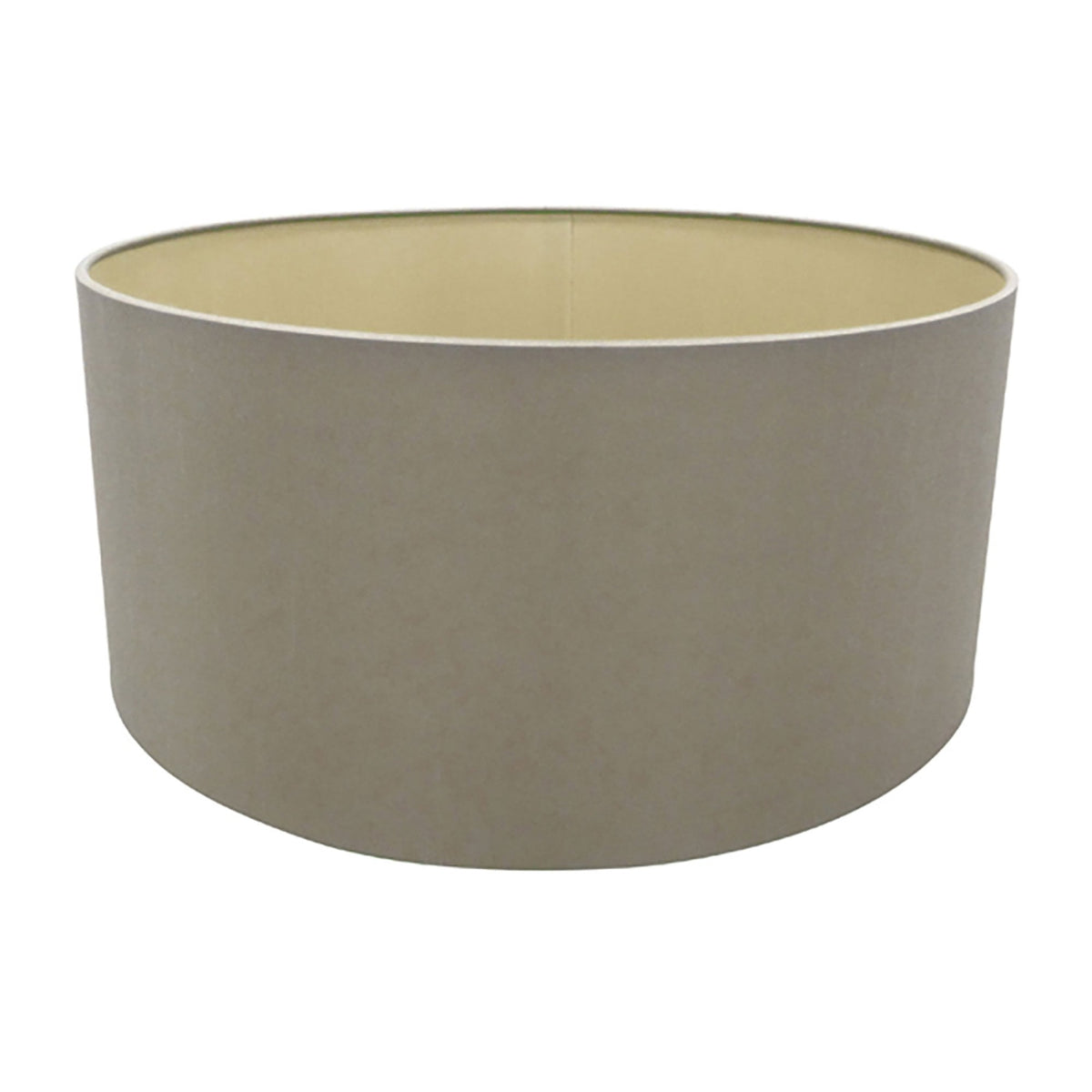 Sigma 40cm Taupe Drum Shade With Gold Lining
