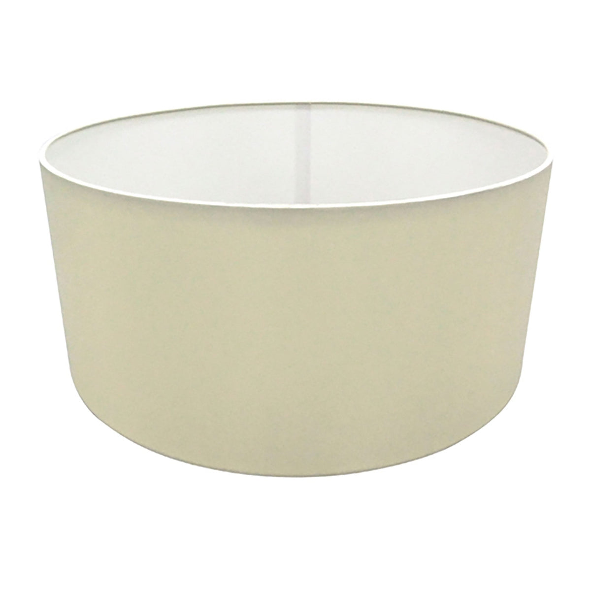 Sigma 40cm Ivory Pearl Faux Silk Drum Shade