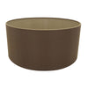 Sigma 40cm Chocolate Drum Shade With Grecian Bronze Lining