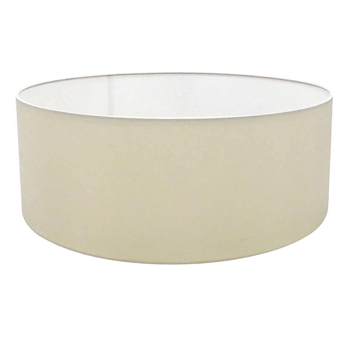 Sigma 60cm Ivory Pearl Faux Silk Drum Shade