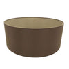 Sigma 60cm Chocolate Drum Shade With Grecian Bronze Lining
