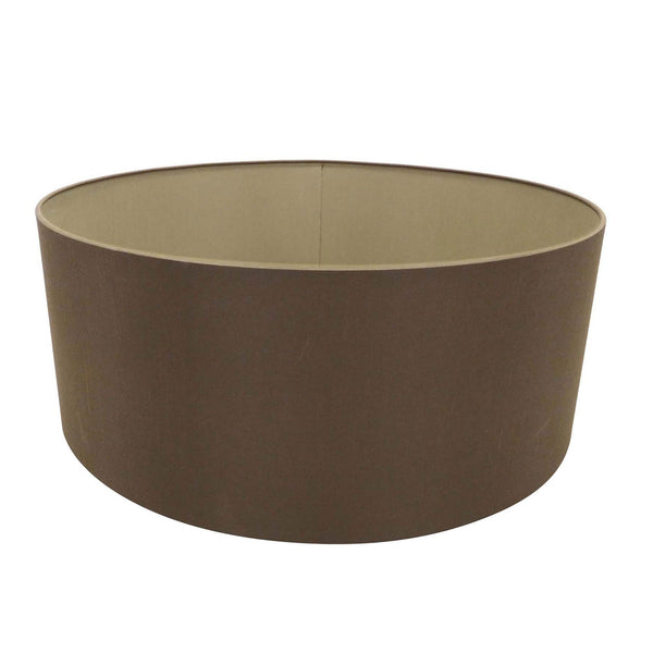 Sigma 60cm Chocolate Drum Shade With Grecian Bronze Lining