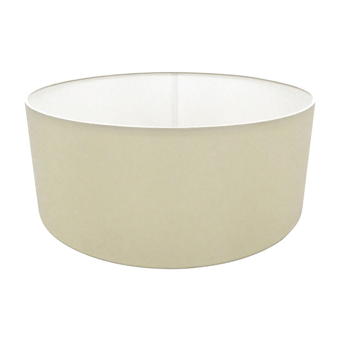 Sigma 50cm Ivory Pearl Faux Silk Drum Shade