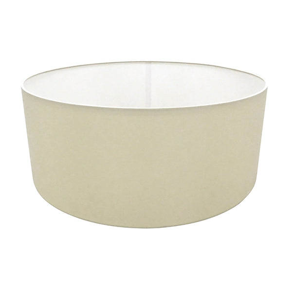 Sigma 50cm Ivory Pearl Faux Silk Drum Shade