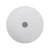 Universal 30cm Frosted Acrylic Diffuser Disk In White With Chrome Detail