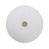Universal 30cm Frosted Acrylic Diffuser Disk In White With Satin Nickel Detail