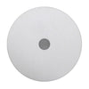 Universal 40cm Frosted Acrylic Diffuser Disk In White With Chrome Detail