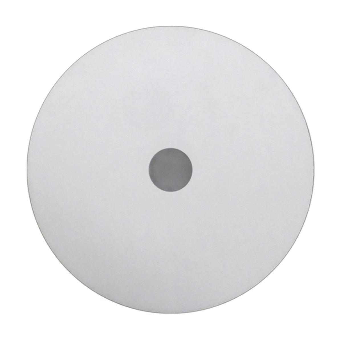Universal 40cm Frosted Acrylic Diffuser Disk In White With Chrome Detail